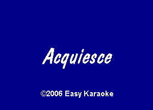 14aqm'wae

W006 Easy Karaoke