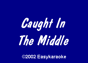 03W In

The Middle

(92002 Easykaraoke