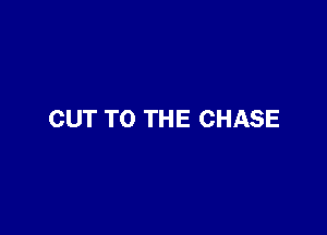CUT TO THE CHASE
