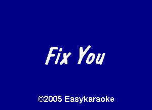 Fix V00

(92005 Easykaraoke