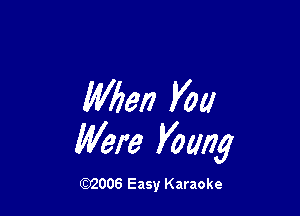 Mien KM

Were V0005?

W006 Easy Karaoke