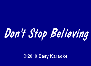 0012? 570,!) Bell'emg

Q) 2010 Easy Karaoke