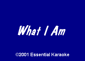 I'lbaf l 4117

(972001 Essential Karaoke