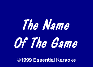 766 Name

Of 7759 631779

CQ1999 Essential Karaoke