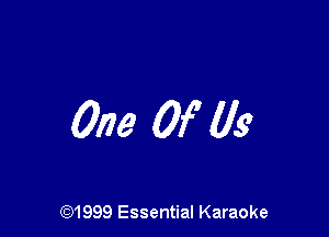 One 0f (19

CQ1999 Essential Karaoke