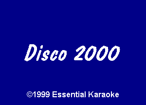 012900 2000

(91999 Essential Karaoke