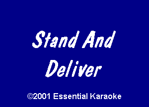 wand 141ml

Deliver

(972001 Essential Karaoke