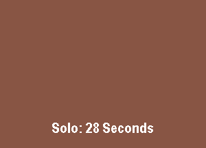 Solar 28 Seconds