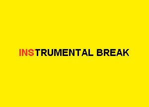 INSTRUMENTAL BREAK