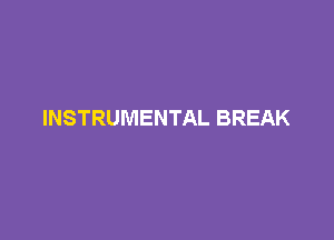 INSTRUMENTAL BREAK