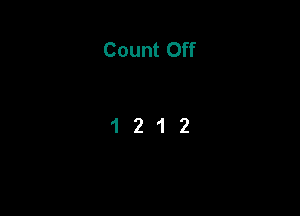 Count Off

1212