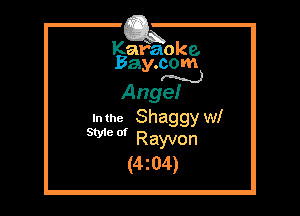 Kafaoke.
Bay.com
N

Ange!

Inthe Shaggy WI
SW 0f Rayvon

(4z04)