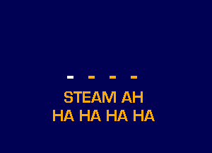 STEAM AH
HA HA HA HA