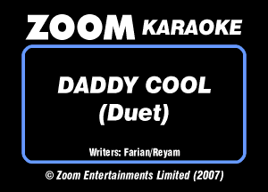 DADDY COOL

(FEED