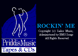 Copyright (c) Senior Music,
Adnumstered by BMG Songs
A11 lights Reserved

4 ROCKIN' NIE
(a)

PriddisMusic
i176 1381801613283