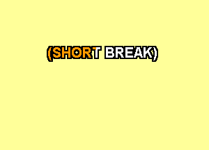 (SHORT BREAK)