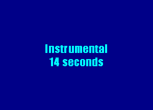 Instrumental

14 SBGOHUS