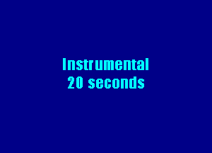Instrumental

20 SBBOHUS