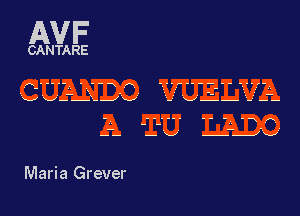 Maria Grever