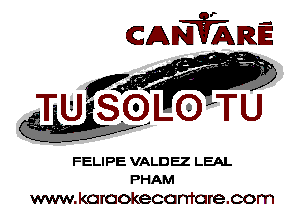 CAMRE

gnufs O EOiTU

FELIPE VALDEZ LEAL
PHAM

www.koraokecamcrecom