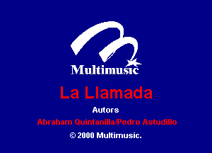 I

DIultimusnc

Autors

9 2000 Munimusic.