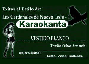 f2xitos al Iistilo dei

L05 Cardenales de Nuevo Lefm -1

f3. 1Ka'rh 'dlfiita

L34-
... .. ..YESIIDQ..B HNCO

r I Tl'm'ima 0(th Armando.

MoiIOIICLw'Iia-ai! a
Audio, Video, Graucna.