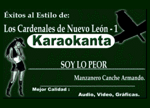 I'intos al l'istilo dei

L05 Cardenaales deo Nuex- 0 Let'ma- 1 .

w

N? . .....50).L.0..l?EQl.i..............

Manzancru Ca nchc Armando.

Mojitrcuaililiaiuiiy . . . . ..

Audio, Video, Gn'mcns.