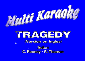 IVE. on en lnmcb' ,

Aulor
C. Rooney .R. Tponms