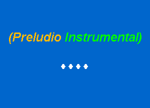 (Preludio Instrumentao

9069