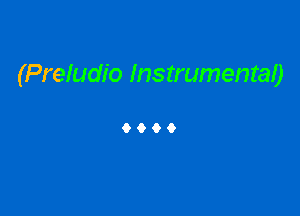 (Preludio InstrumentaO

9096
